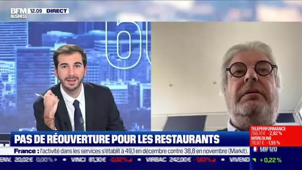 Hubert Jan (UMIH Restauration) : Pas de réouverture pour les restaurants