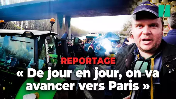 À Beauvais, ces agriculteurs en colère déterminés à avancer vers Paris avec leurs tracteurs