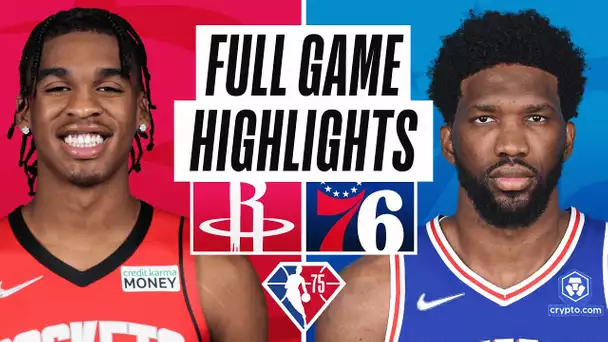 ROCKETS at 76ERS | FULL GAME HIGHLIGHTS | January 3, 2022