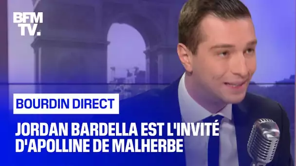 Jordan Bardella face à Apolline de Malherbe en direct