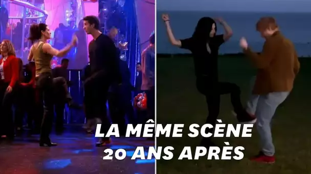 Courteney Cox et Ed Sheeran reprennent la danse culte de Monica et Ross dans "Friends"