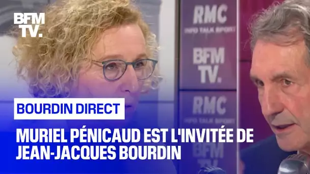 Muriel Pénicaud face à Jean-Jacques Bourdin en direct