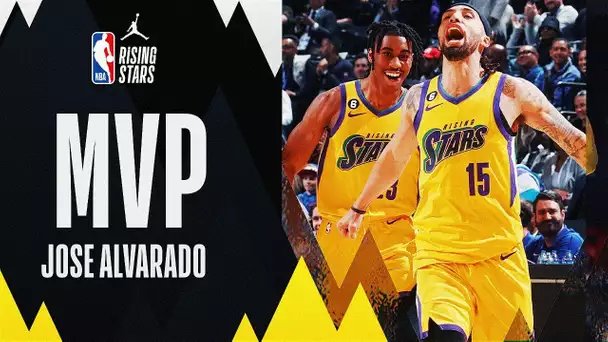 Jose Alvarado wins MVP for TeamPau in the #JordanRisingStars game!