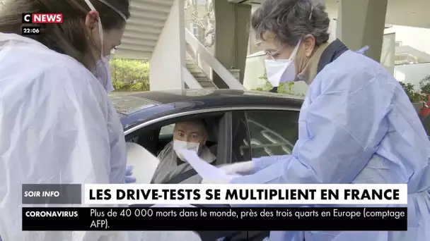 Paris : un drive-test travaille à dépister les soignants