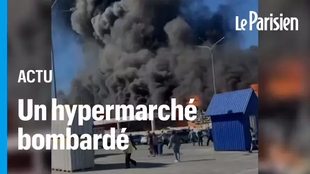 Ukraine : un hypermarché de Kharkiv bombardé par une frappe russe, au moins deux morts