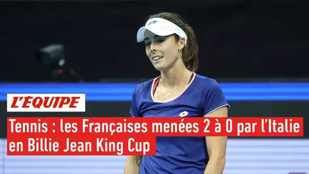 Les Françaises menées 2 à 0 en Billie Jean King Cup après la défaite d'Océane Dodin - Tennis