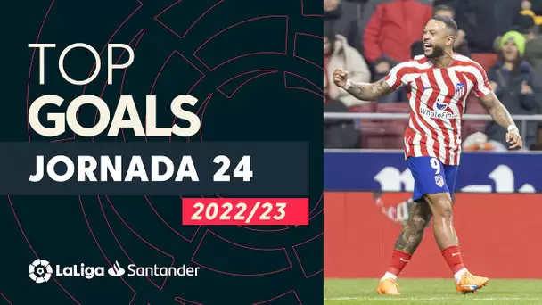 LaLiga TOP 5 Goles Jornada 24 LaLiga Santander 2022/2023