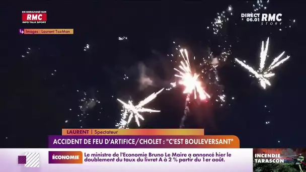 Accident de feu d'artifice à Cholet: "C'est bouleversant"