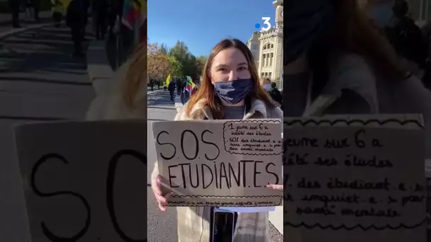 Nice : les étudiants manifestent pour alerter le gouvernement sur leur situation depuis la Covid19