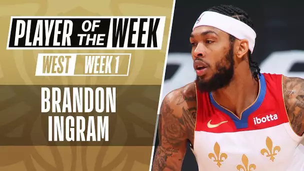 Brandon Ingram Earns Player Of The Week In Week 1️⃣ | Western Conference