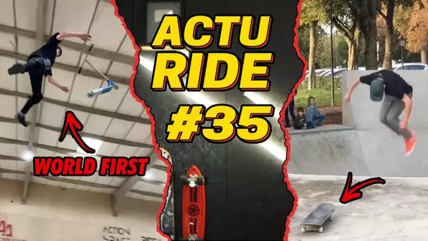 ACTU RIDE 35 : La plus grande piscine à vague au monde, VTT dans une mine désaffectée, World First !