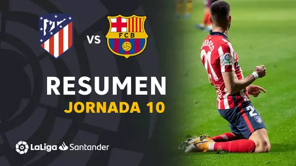 Resumen de Atlético de Madrid vs FC Barcelona (1-0)