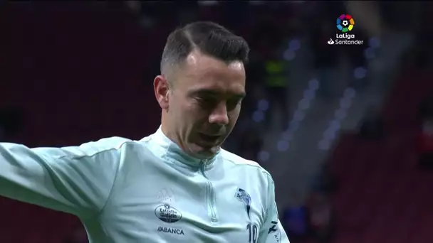 Calentamiento Atlético de Madrid vs RC Celta