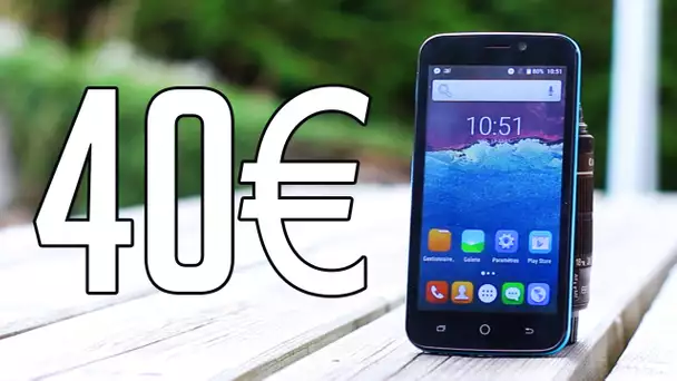 Test d'un Smartphone à 40€ !