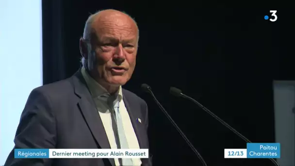 Régionales 2021 : dernier meeting d'Alain Rousset à l'Isle-d'Espagnac en Charente