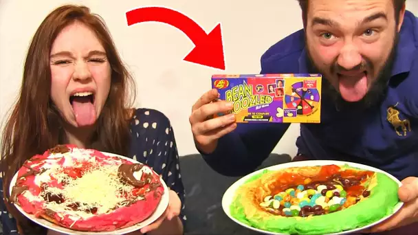 CRÊPE XXL CHALLENGE JELLY BELLY en COUPLE ! VOMI & ACCIDENT DAVID LAFARGE !!