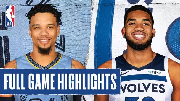 GRIZZLIES at TIMBERWOLVES | FULL GAME HIGHLIGHTS | December 1, 2019