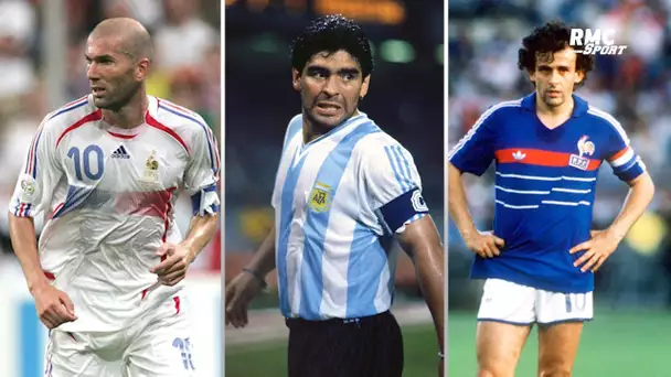 Zidane, Maradona, Platini ... : La culture du n°10 à travers le monde