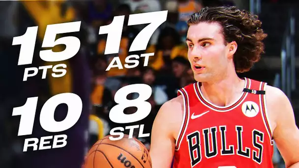 Josh Giddey Posts Near Quadruple-Double In LA! | March 22, 2025