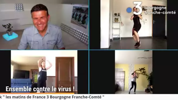 Ensemble contre le virus : un cours de cardio boxe