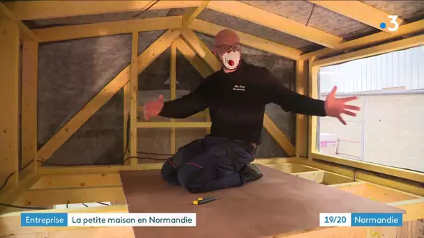 Dans l'Eure, un entrepreneur se lance dans la fabrication de tiny houses