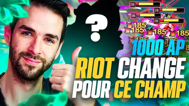 RIOT A DÛ CHANGER LE JEU POUR NERF CE CHAMPION À 1000 AP !