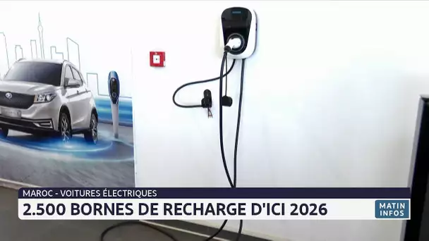 Voitures électriques : 2.500 bornes de recharge d´ici 2026