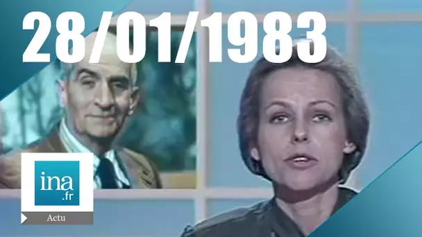 20h Antenne 2 du 28 janvier 1983, Louis de Funès est mort | Archive INA
