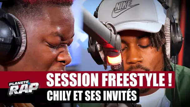 SESSION LIVE avec Chily, Gambino La MG, Hache P, Royce, H Lo, BK & Diko ! #PlanèteRap