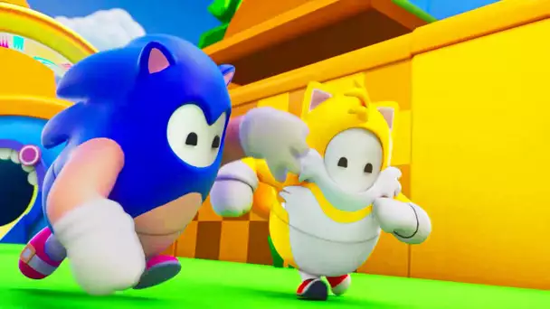 FALL GUYS avec Sonic & Robotnik Trailer (2022) PS5 / PS4