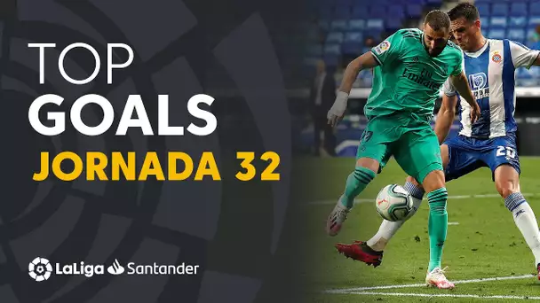 Todos los goles de la jornada 32 de LaLiga Santander 2019/2020