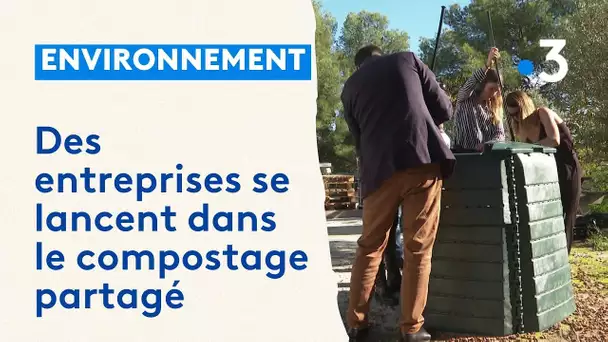 A Grasse,  des entreprises se lancent dans le compostage partagé