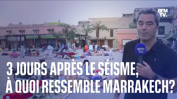 Séisme au Maroc: 3 jours après, voici comment les habitants de Marrakech se réveillent dans les rues