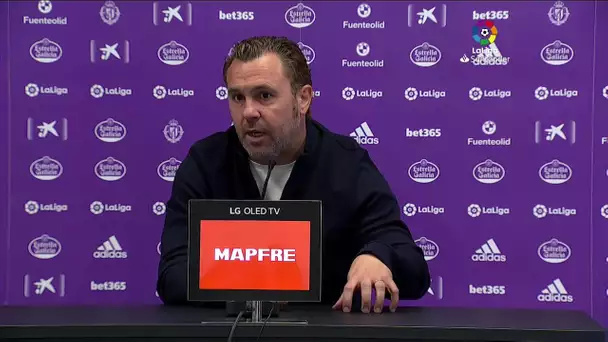 Rueda de prensa Real Valladolid CF vs Sd Eibar