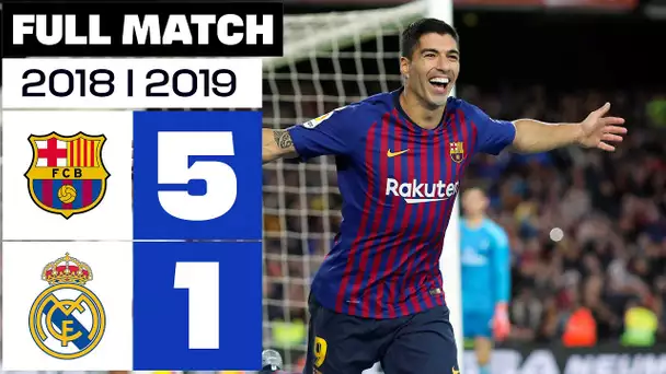 FC Barcelona vs Real Madrid (5-1) J10 2018/2019 - FULL MATCH