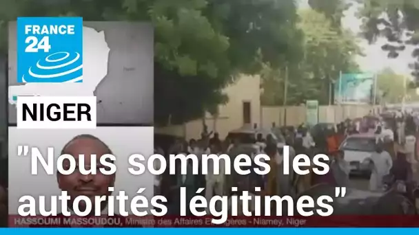 "Nous sommes les autorités légitimes" au Niger, affirme le ministre Hassoumi Massoudou