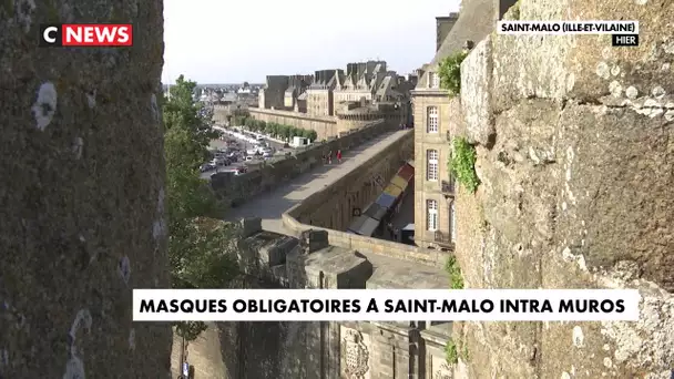 Saint-Malo : le port du masque obligatoire dans la vieille ville