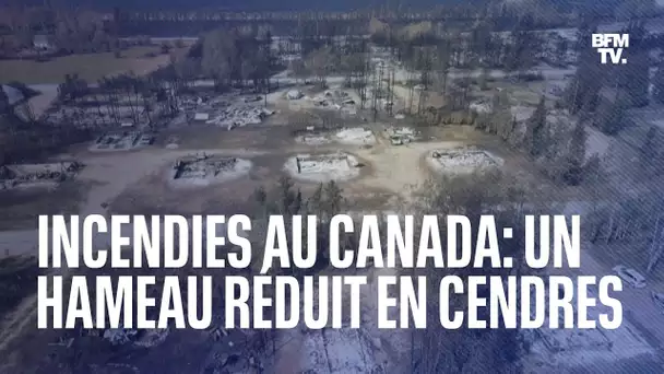 Canada: un hameau réduit en cendres après les feux de forêt