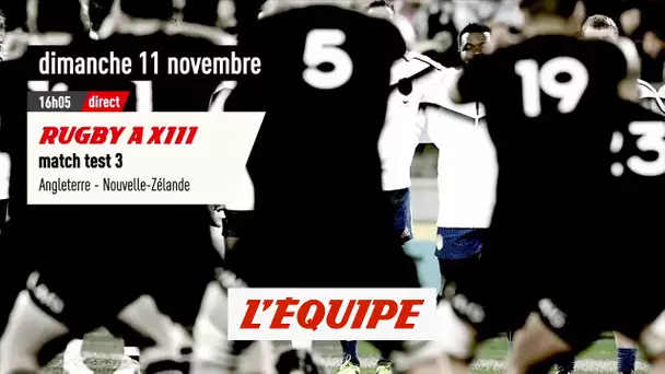 ANGLETERRE VS NOUVELLE-ZÉLANDE, bande-annonce - RUGBY A XIII - TEST MATCH #3