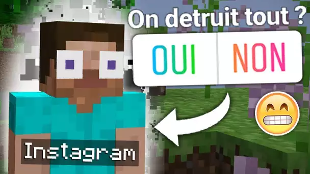 VOUS CONTRÔLEZ MON MINECRAFT PENDANT 24H !