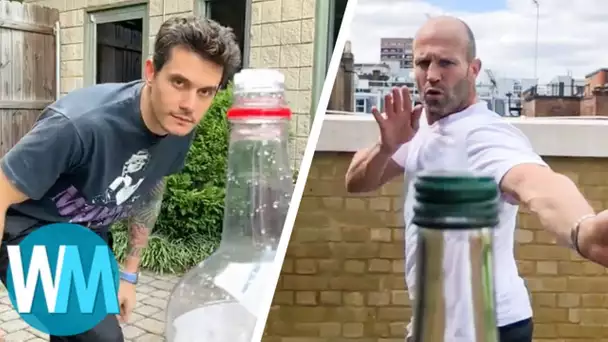 TOP 10 des BOTTLE CAP CHALLENGES de STARS !