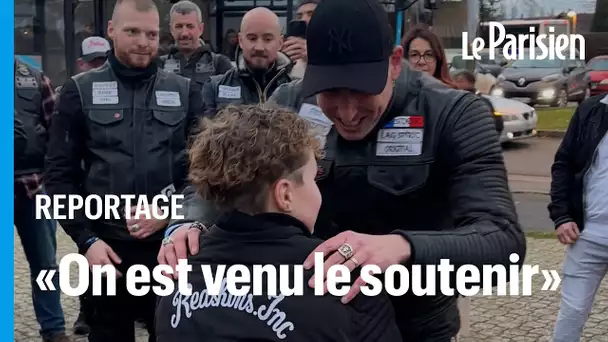 Nattan, 13 ans et harcelé au collège, escorté par des motards venus le soutenir