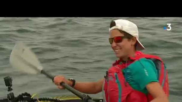 Charlotte a terminé son tour de Bretagne en kayak, contre le cancer