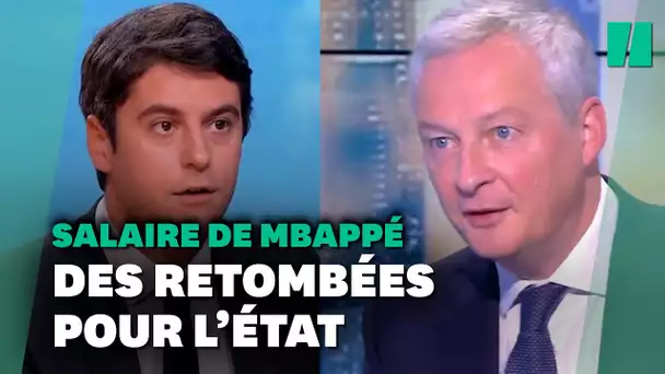 Le salaire de Kylian Mbappé réjouit Bruno Le Maire et Gabriel Attal