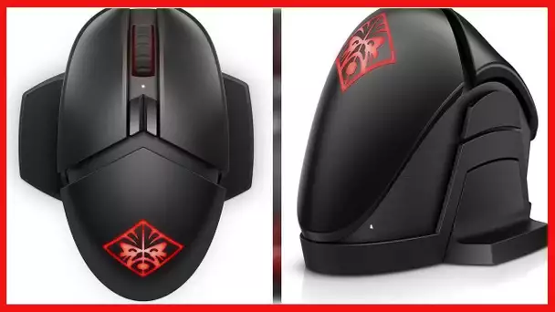 OMEN by HP Photon Wireless Gaming Mouse with Qi Wireless Charging, Programmable Buttons, Custom RGB