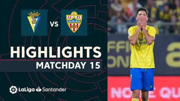 Resumen de Cádiz CF vs UD Almería (1-1)