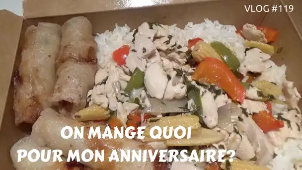 On mange quoi pour mon anniversaire? - VLOG #119