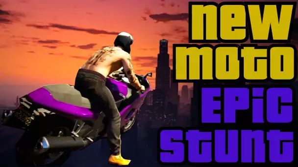 GTA 5 - NEW BIKE Hakuchou stunt test 2