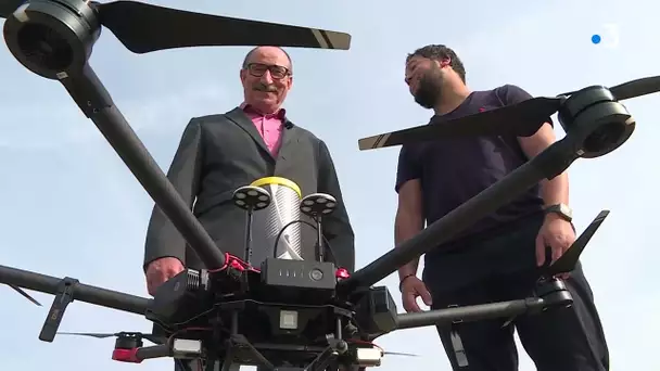 Expérimentation de livraison par drone