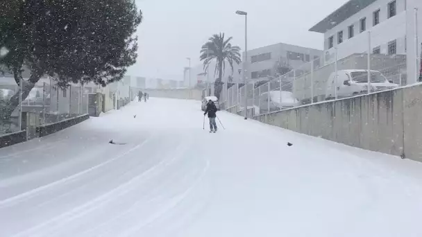 Neige à Montpellier !